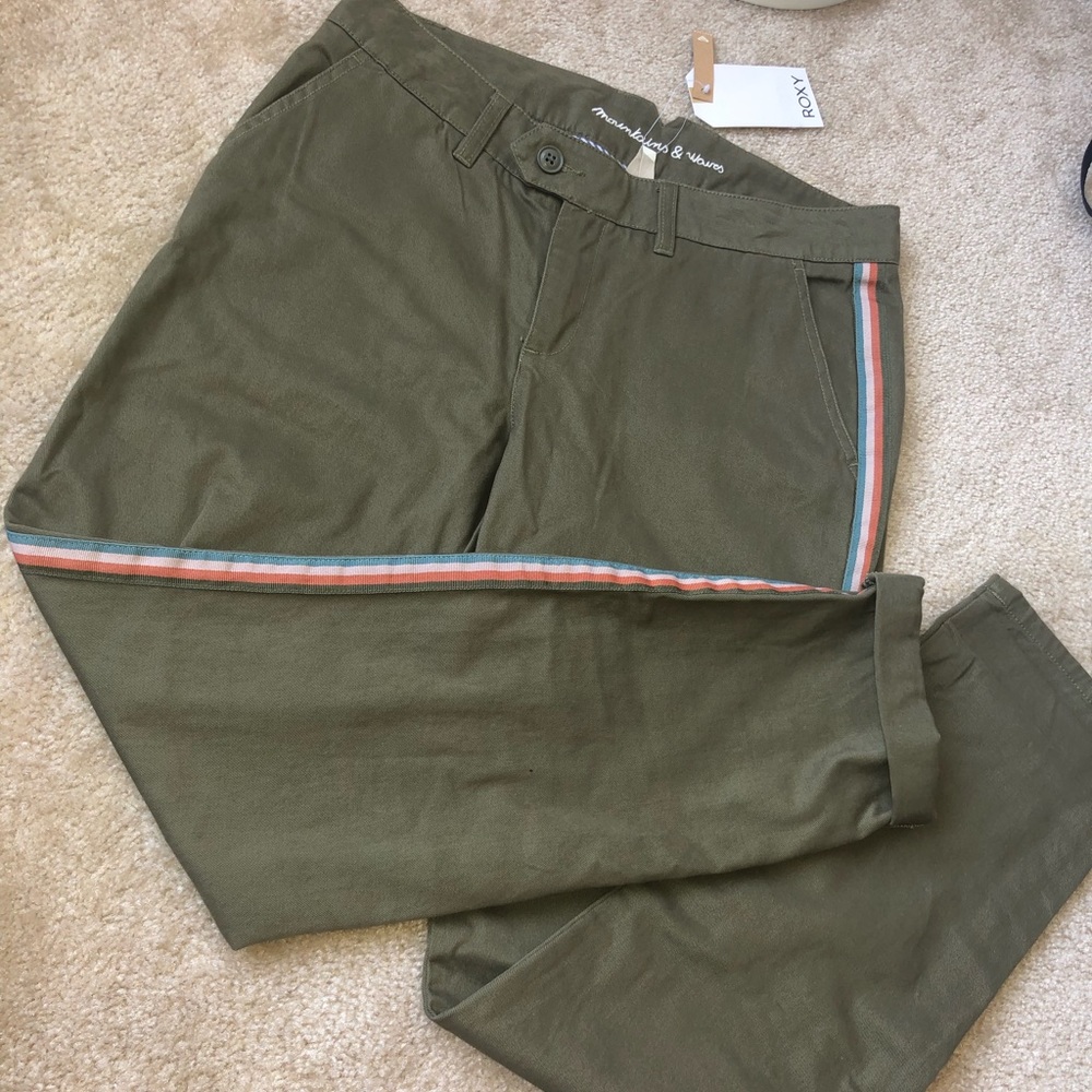 Roxy casual pants women size 27 NWT
